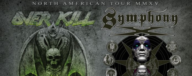 Overkill and Symphony X North American Tour 2015