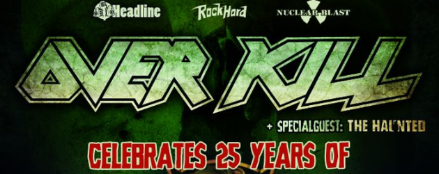 OVERKILL announce special show in Oberhausen, Germany in April 2016