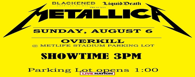 Scorching MetLife Stadium August 6, 2023 w/Metallica