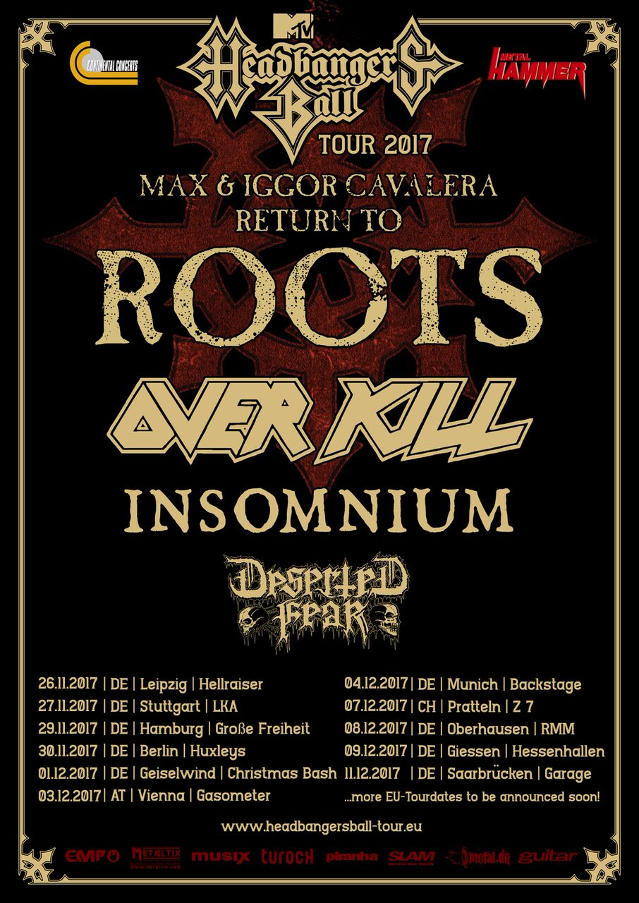 Max & Iggor Cavalera Tickets, 2023 Concert Tour Dates